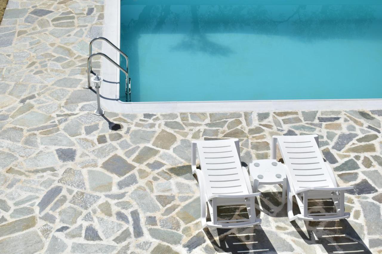 Navy Greece Villa With Swimming Pool & Sea View Makrygialos Esterno foto