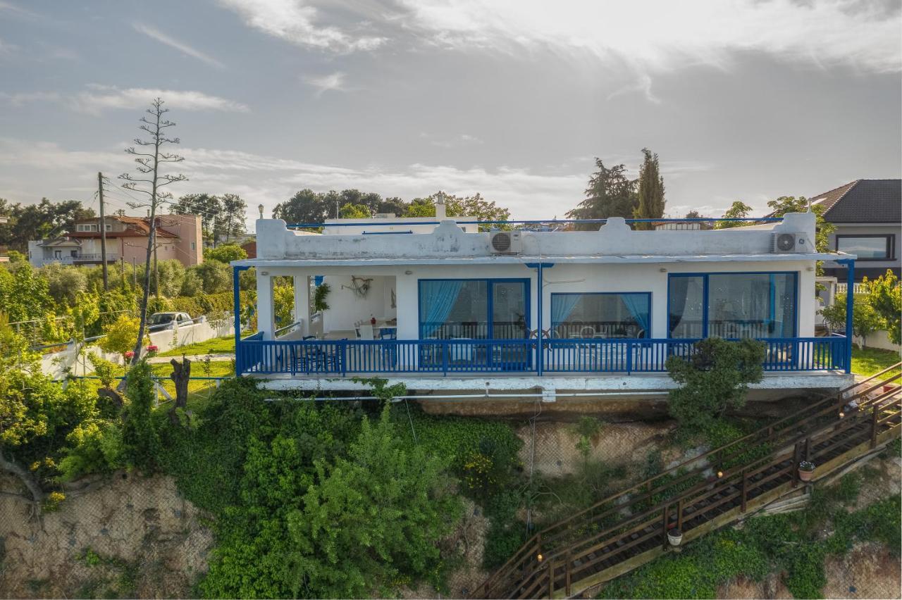 Navy Greece Villa With Swimming Pool & Sea View Makrygialos Esterno foto