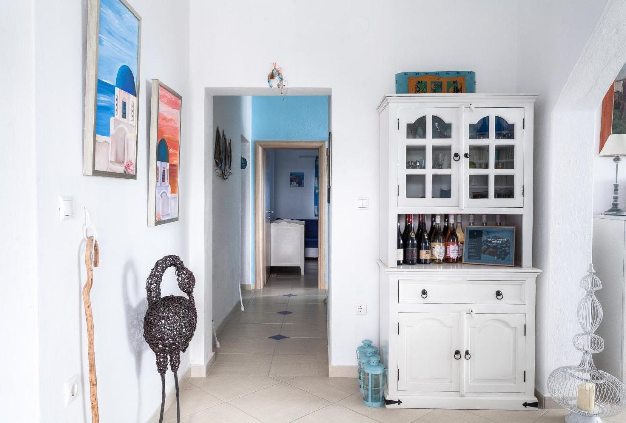 Navy Greece Villa With Swimming Pool & Sea View Makrygialos Esterno foto