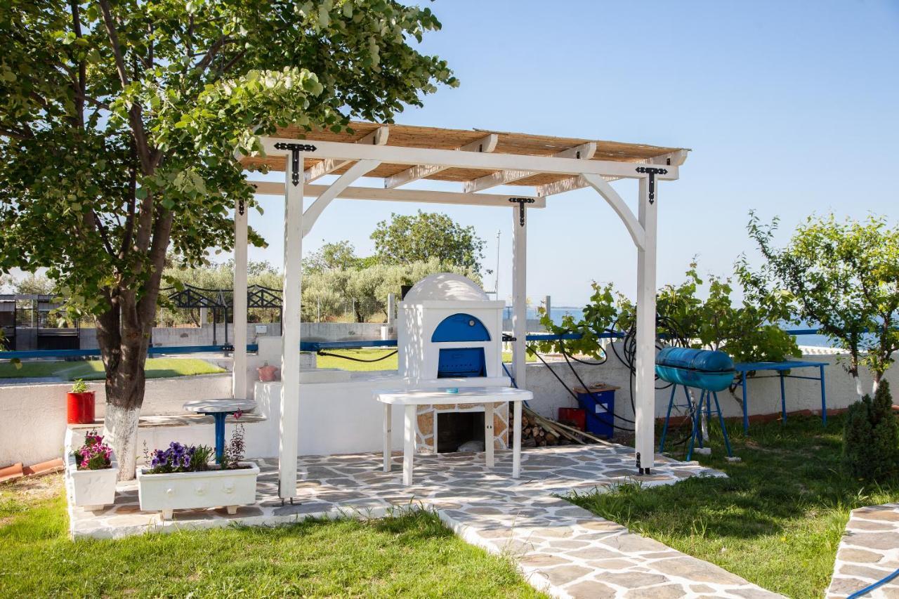 Navy Greece Villa With Swimming Pool & Sea View Makrygialos Esterno foto