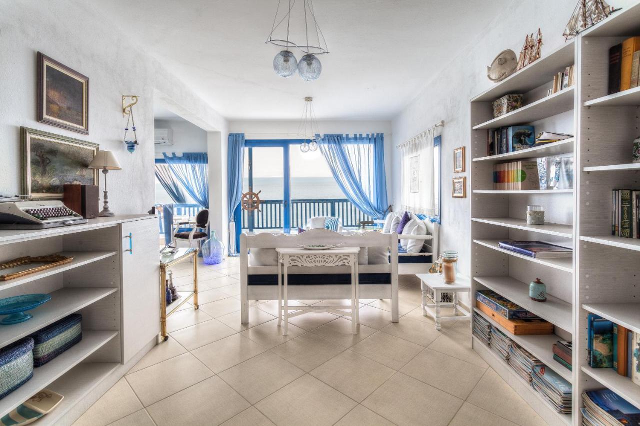 Navy Greece Villa With Swimming Pool & Sea View Makrygialos Esterno foto