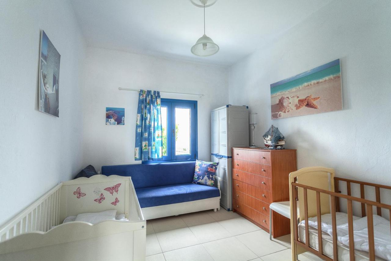 Navy Greece Villa With Swimming Pool & Sea View Makrygialos Esterno foto
