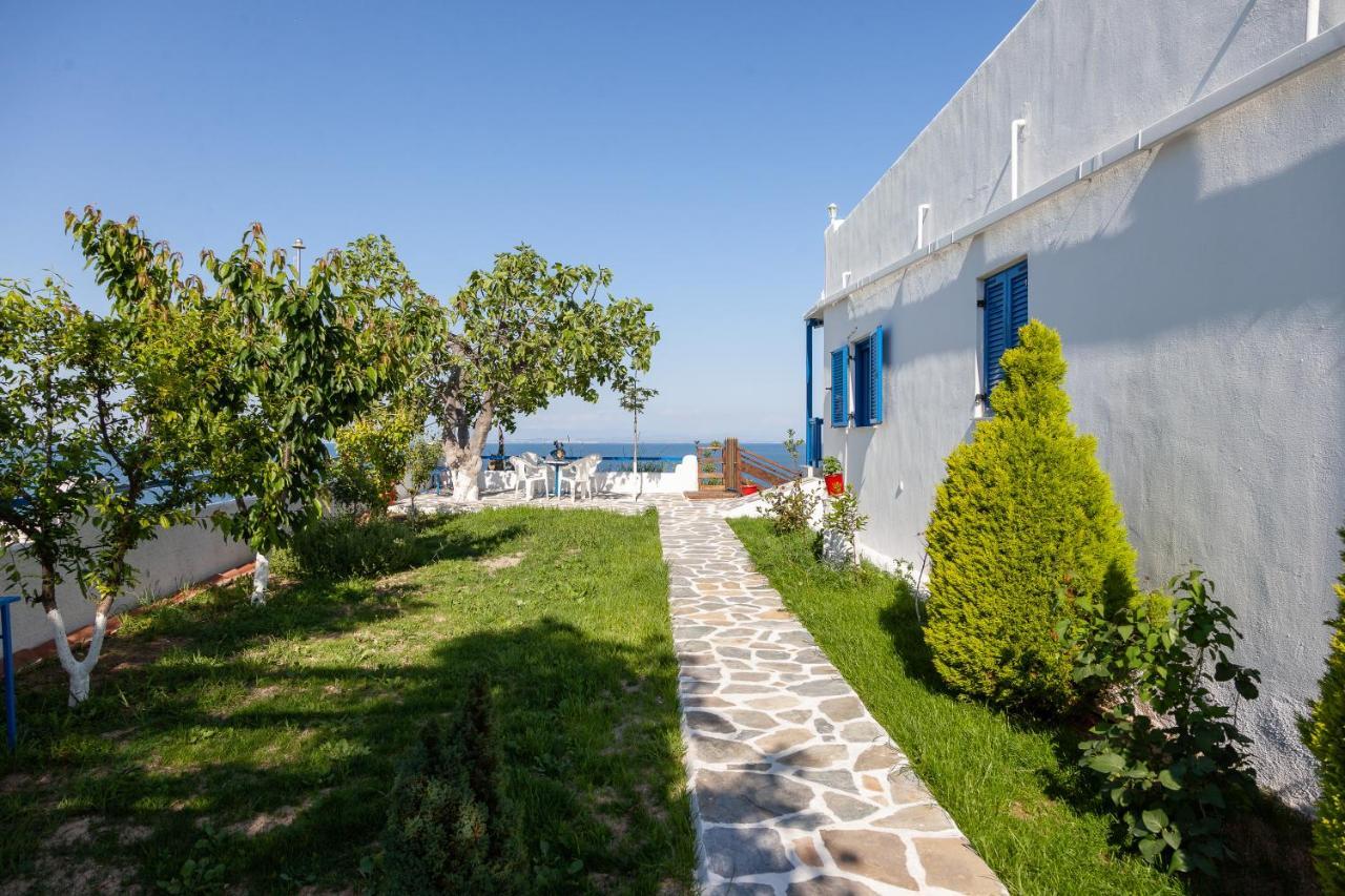 Navy Greece Villa With Swimming Pool & Sea View Makrygialos Esterno foto
